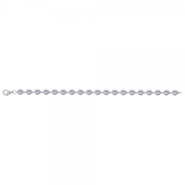 Bratara tennis din argint 925 rodiat cu zirconii [2]